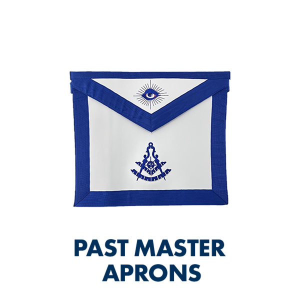 Masonic Past Master Apron Blue Lodge Made in USA by Macoy